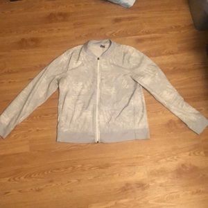 Grey Zip Up Jacket